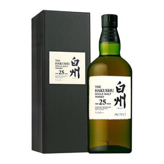 THE HAKUSHU 白州 25年 单一麦芽 日本威士忌 43%vol 700ml 礼盒装