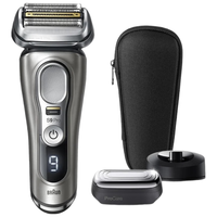 BRAUN博朗巅峰9系Pro 日版整机德国制造往复式电动剃须刀+护肤磁力动能导入头