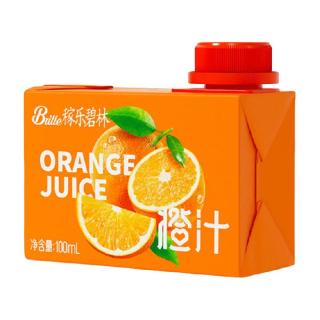 稼乐碧林 乐碧林 果汁鲜橙汁100mL*24盒家庭装整箱饮料饮品低脂浓缩果汁