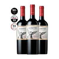 MONTES 蒙特斯 经典系列赤霞珠干红葡萄酒750ml