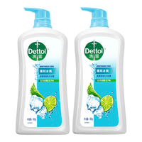 Dettol 滴露 薄荷冰爽健康沐浴露 950g*2