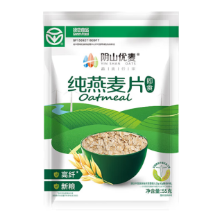 阴山优麦 纯燕麦片裸燕麦体验装55g  1元购