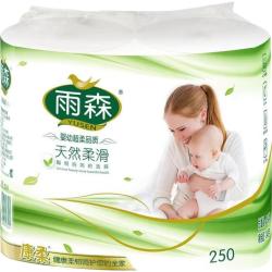雨森 天然柔滑系列 卷纸 6层125g6卷