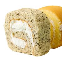 自然道瑞士卷动物奶油蛋糕卷夹心早餐面包下午茶西式甜点 原味+红茶双拼 共300g8个F