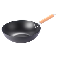 京东京造 CF32A1 炒锅(32cm、不粘，无涂层、铁、不带盖)