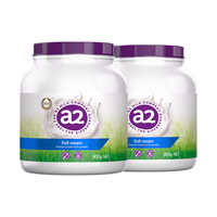 艾尔a2全脂A2蛋白质儿童成长奶粉小纵队礼盒900g*2罐