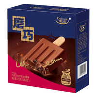 德华 磨巧 巧克力口味冰淇淋 75克*5支 雪糕 冰激凌 生鲜冷饮