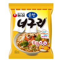 NONGSHIM 农心 韩国进口 小浣熊原味乌冬汤味乌龙面 海鲜味拉面方便面