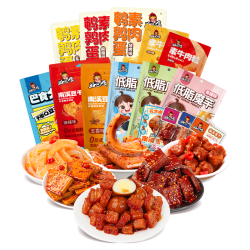 好巴食 辣卤零食南溪豆干酱干鹌鹑蛋素肉魔芋爽休闲食品办公室小吃