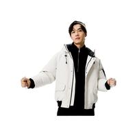 网易严选 90%白鹅绒 云峰白 M码 男士羽绒服