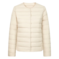 波司登2024秋季羽绒服女短款居家轻薄休闲保暖时尚外套B40130004B 秘釉色7475 175/100B