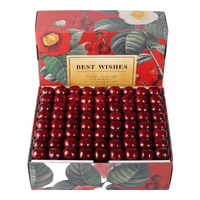 桦萱车厘子【JD/-多地次日达】智利大樱桃水果礼盒装 3斤(净重) 礼盒装 大果J级26-28mm