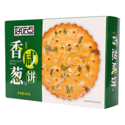 好吃点 葱香咸饼干 480g礼盒