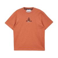 杰克·琼斯（JACK&JONES）夏季男装撞色斜纹半袖上衣直筒版圆领短袖T恤 阿拉贡224101075 M 175