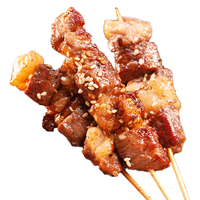 鸿亮牛肉串100串腌制入味露营烧烤烤肉家庭户外空气炸锅食材240g*5包