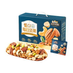 三只松鼠 每日坚果  100%纯坚果 750g 礼盒装