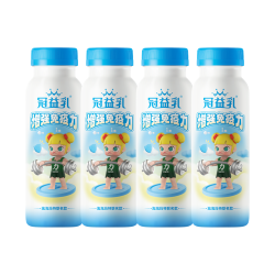 蒙牛 冠益乳 X POP MART 健字号免疫力发酵乳 200g×4瓶