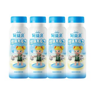 PLUS会员：蒙牛 冠益乳 X POP MART 健字号免疫力发酵乳 200g×4瓶