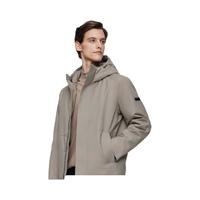 波司登（BOSIDENG）奥莱冬季鹅绒羽绒服男经典商务加厚连帽修身易穿搭外套B20144175 沉稳咖7336 180/96A