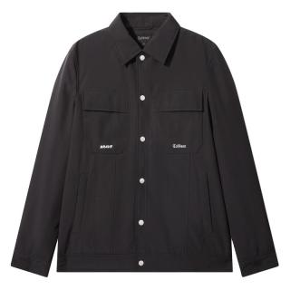 卡宾男装 五防羽绒服秋冬90白鸭绒外套保暖舒适简约街头B 煤黑色01 52/180/XL
