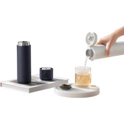 米家 保温杯弹盖版 480ml 316L不锈钢 长效保冷保温大容量茶杯藏蓝色  480ml
