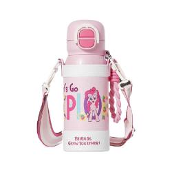 GERM 小马宝莉儿童保温杯女孩小上学水杯吸管杯子24年