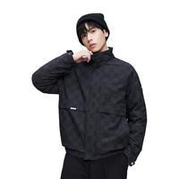 波司登冬季男短款斯文系列羽绒服立领外套工装