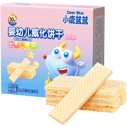 小鹿蓝蓝 婴幼儿威化饼干 芝士味 33g
