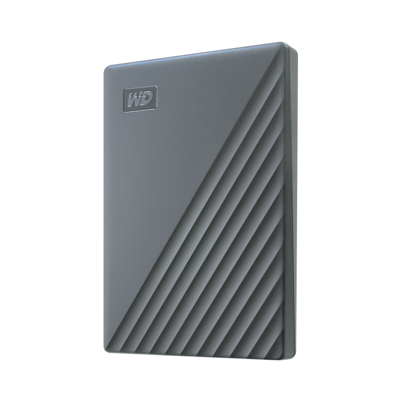  Western Digital/西部数据 兼容Mac 移动硬盘  2TB 灰