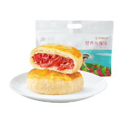 嘉华食品 嘉华云南特产玫瑰鲜花饼 10枚