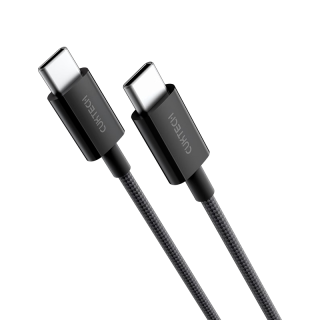 酷态科 60W PD快充 C-To-C织数据线  尼龙织 灰色 Type-C Type-C 3A
