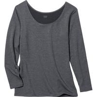 UNIQLO 优衣库 多舒暖女装HEATTECH棉混纺U领T恤内衣秋衣打底保暖冬460380
