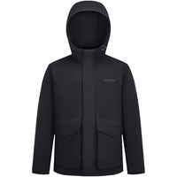 波司登2024冬季男士一手长连帽经典休闲保暖羽绒服外套B40145111 黑色8056 185/104A