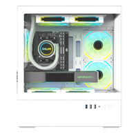 影驰 GALAX 魅影MINI白色海景房游戏电脑机箱(无立柱全视版/三面快拆/支持M-ATX/显卡限长350mm)
