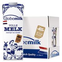 Globemilk 荷高 3.7优乳蛋白 全脂纯牛奶 1L*6盒