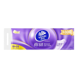 维达 棉韧系列 卷纸 4层150g12卷