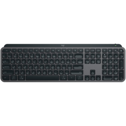 罗技 MX Keys S 108键 2.4G蓝牙 双模无线薄膜键盘 黑色 单光