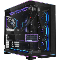 联力包豪斯O11D EVO RGB 海景房机箱 全侧透开放式台式电脑主机 电竞游戏白色360水冷电脑机箱ATX 联力 包豪斯EVO RGB 黑