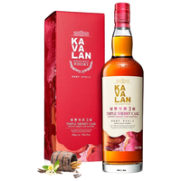 KAVALAN/金车 层丰雪莉三桶单一麦芽威士忌 700ml 礼盒装