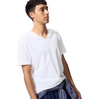 优衣库 男装/男女同款百变T快干V领T恤休闲短袖475376 475376/00白色 S /165/84A