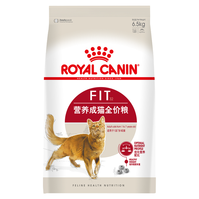 皇家 猫粮 营养成猫全价粮 F32 6.5kg