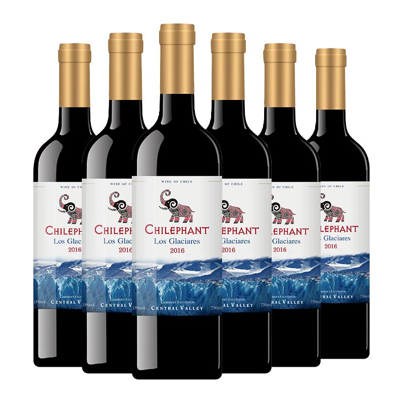 CHILEPHANT 智象 冰川赤霞珠 干红葡萄酒 12.5%vol 750ml*6瓶