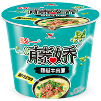 Uni-President 统一 藤娇 恋与制作人合作款 藤椒牛肉面 105g*12桶
