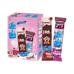旺旺 冻痴 香芋味85ml*2+红豆85ml*2  夏季休闲零食