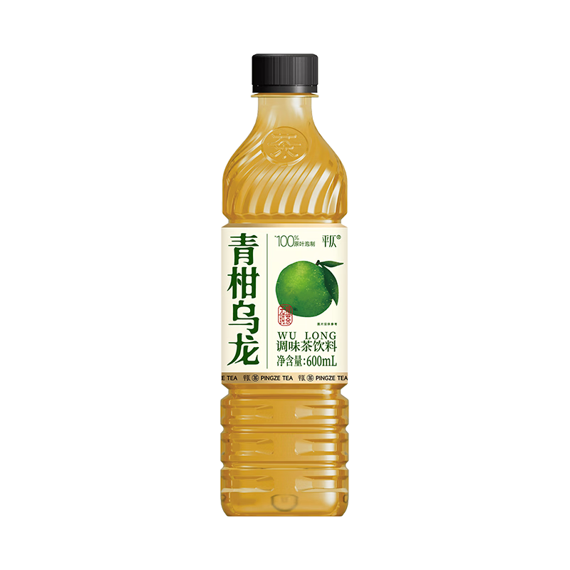 平仄 青柑乌龙茶饮料无糖饮料600ml*15瓶0糖0卡0脂原叶萃取整箱装