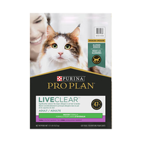冠能(PRO PLAN)Liveclear猫粮成猫猫粮火鸡肉味室内猫减少过敏原美国5.67kg