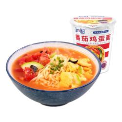 和厨 一碗阳春面网红泡面6杯整箱装 速食杯面非油炸方便面冻干面