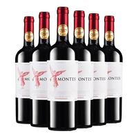 蒙特斯(MONTES)蒙特斯天使干红葡萄酒 智利原瓶红酒750ml 【红天使梅洛】750ml*6整箱