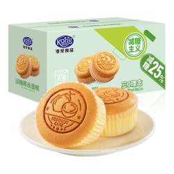 港荣 减糖25% 淡糖椰丝蛋糕小吐司面包老式鸡蛋糕点儿童零食品整箱 淡糖椰丝咸蛋糕700g
