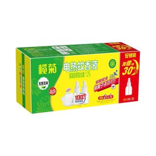 榄菊 基孔肯雅热电蚊香液6瓶300晚补充装无香驱蚊液替换装电蚊香